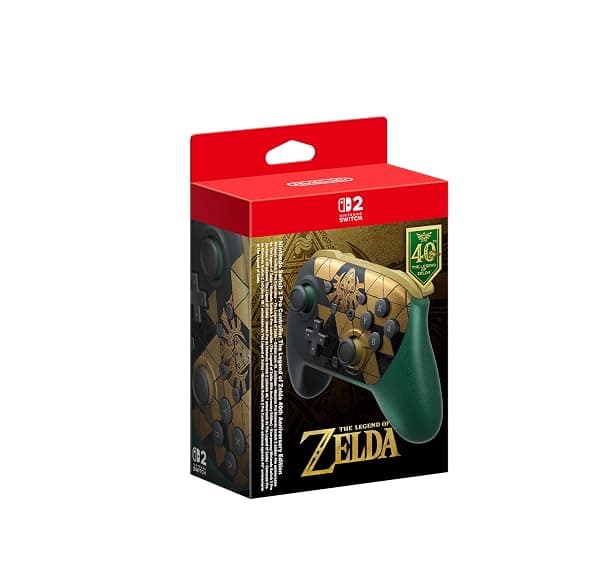 Nintendo Switch 2 Pro Controller The Legend of Zelda 40th Anniversary Edition - Track stock and prices