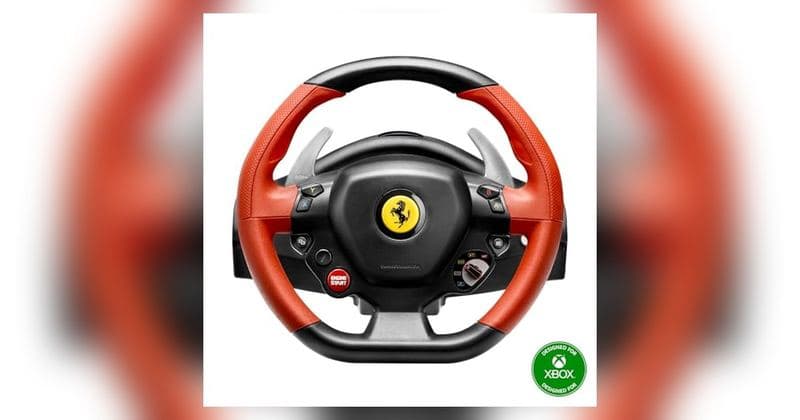 THRUSTMASTER FERRARI 458 RACING WHEEL at AMAZON $129.99 is now $74.99 - 42% OFF - $74.99 (Was $129.99)