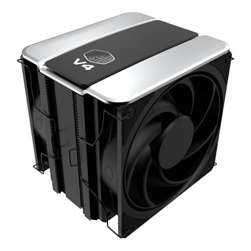 Cooler Master V4 Alpha 3DHP CPU Air Cooler, Single-Tower, Dual PWM Fans FOR $18.99 (Was $49.99) - 62% OFF - $18.99 (Was $49.99)