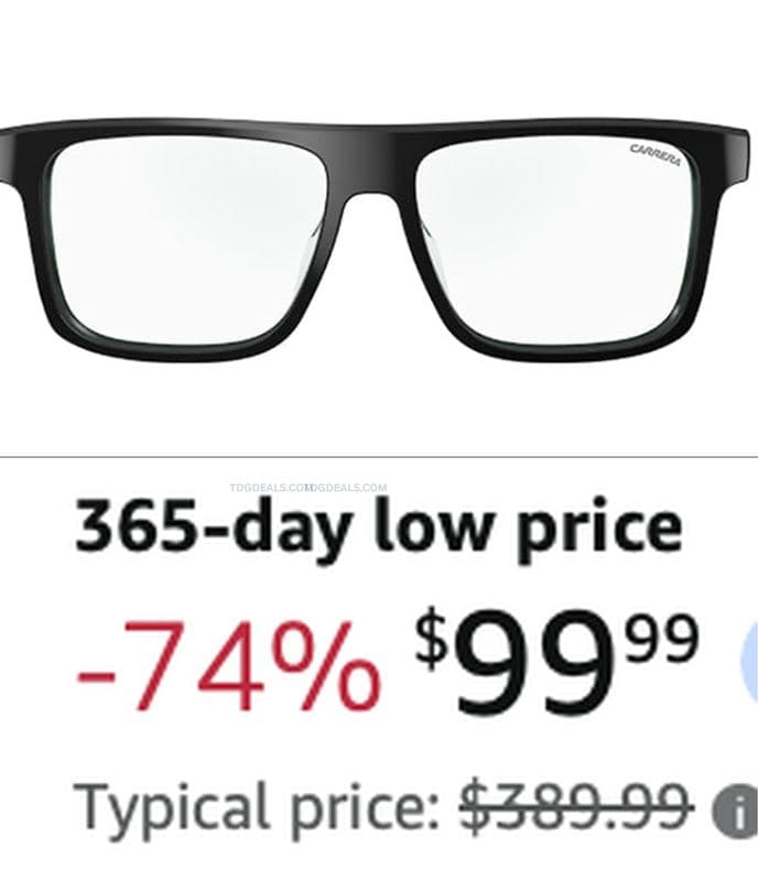 🚨 $389.99 CARRERA SPRINTER SUNGLASSES DROPPED TO $99.99 at AMAZON $389.99 is now $99.99 - 74% OFF· AMAZON.COM - $99.99 (Was $389.99)