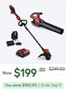 $199 TORO TRIMMER AND BLOWER COMBO - Out of Stock