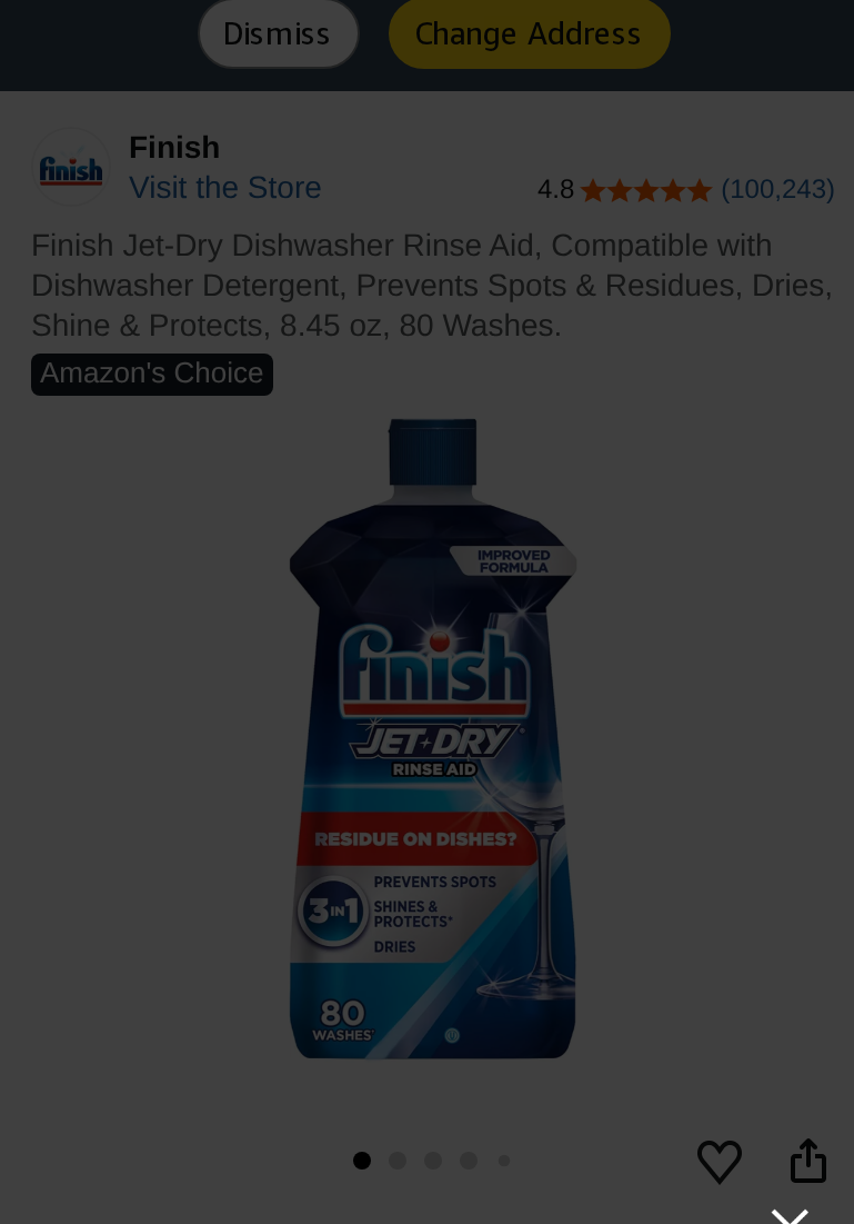 FINISH JET-DRY RINSE AID — $2.99 at AMAZON $14.78 is now $2.99 - 80% OFF - $2.99 (Was $14.78)