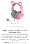 RAZER KRAKEN KITTY V2 PRO RGB HEADSET - Out of Stock