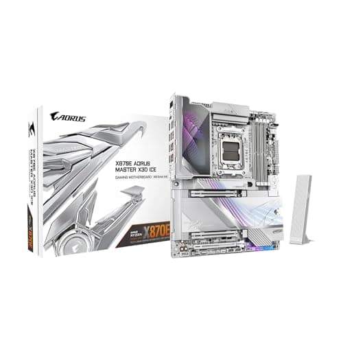 GIGABYTE X870E AORUS Master X3D ICE AMD AM5 at AMAZON $399.99 · AMAZON.COM