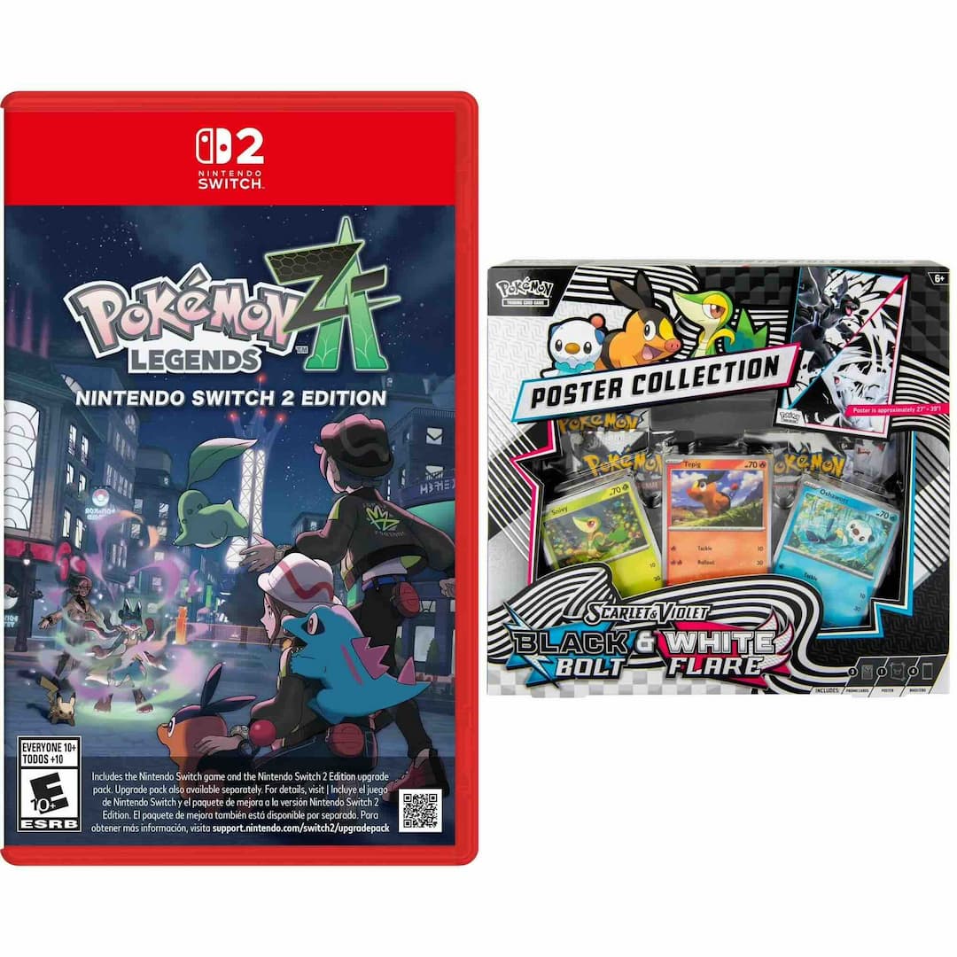 Pokemon Z-A NS2 + Poster Collection Combo - Track stock and prices